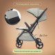 Коляска прогулочная Kidzi Breezy, Beige