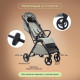 Коляска прогулочная Kidzi Breezy, Beige