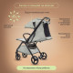 Коляска прогулочная Kidzi Breezy, Beige