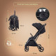 Коляска прогулочная Kidzi Breezy, Black