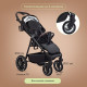 Коляска прогулочная Kidzi Storm, Black