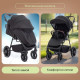 Коляска прогулочная Kidzi Storm, Black