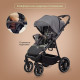 Коляска прогулочная Kidzi Storm, Gray