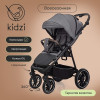 Коляска прогулочная Kidzi Storm, Gray