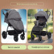 Коляска прогулочная Kidzi Storm, Gray