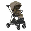 Прогулочная коляска Pituso Carbon RX, Tuareg Beige шасси Gold Прогулочная коляска Pituso Carbon RX, Tuareg Beige шасси Gold