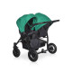 Коляска для двойни 2 в 1 Riko Basic Saxo, 01 (Бирюзовый, Чёрный)