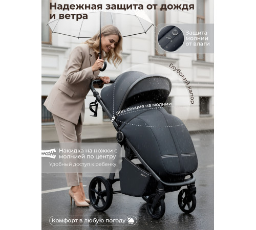 Прогулочная коляска Sweet Baby SBL Unica Dark Grey (Темно-серый)