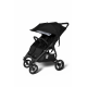 Прогулочная коляска для двойни Valco Baby Slim Twin Series 2, Pitch (Черный)