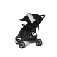 Прогулочная коляска для двойни Valco Baby Slim Twin Series 2, Pitch (Черный)