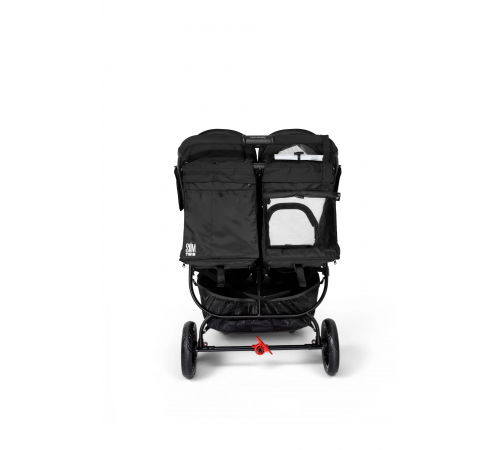 Прогулочная коляска для двойни Valco Baby Slim Twin Series 2, Pitch (Черный)