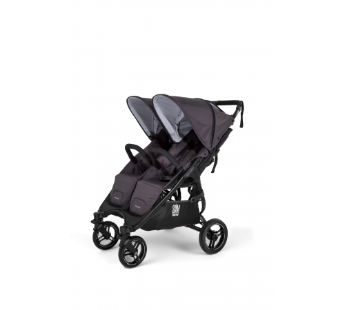 Прогулочная коляска для двойни Valco Baby Slim Twin Series 2, Signature grey (Серый)