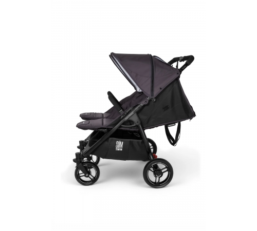 Прогулочная коляска для двойни Valco Baby Slim Twin Series 2, Signature grey (Серый)