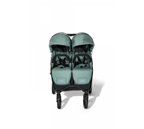 Прогулочная коляска для двойни Valco Baby Slim Twin Series 2, Slate blue (Бирюзовый)