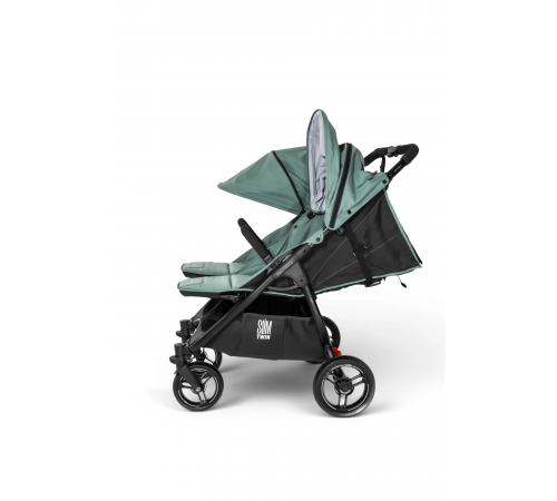 Прогулочная коляска для двойни Valco Baby Slim Twin Series 2, Slate blue (Бирюзовый)