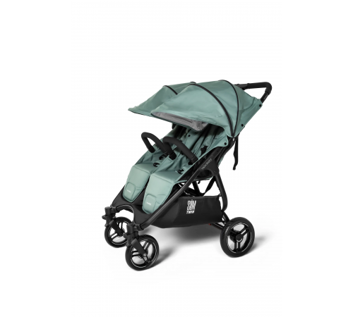 Прогулочная коляска для двойни Valco Baby Slim Twin Series 2, Slate blue (Бирюзовый)