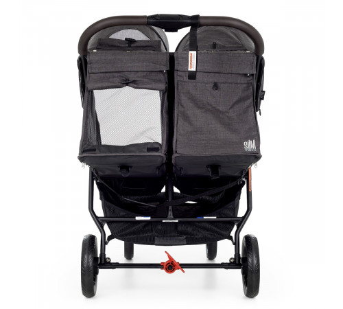 Прогулочная коляска для двойни Valco Baby Slim Twin Tailormade, Charcoal 