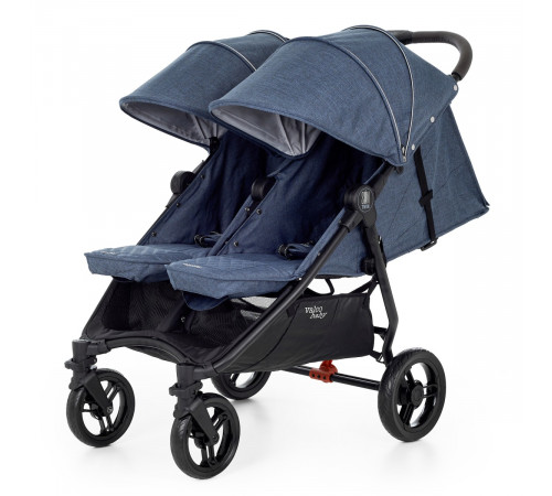 Прогулочная коляска для двойни Valco Baby Slim Twin Tailormade, Denim