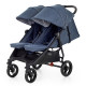 Прогулочная коляска для двойни Valco Baby Slim Twin Tailormade, Denim