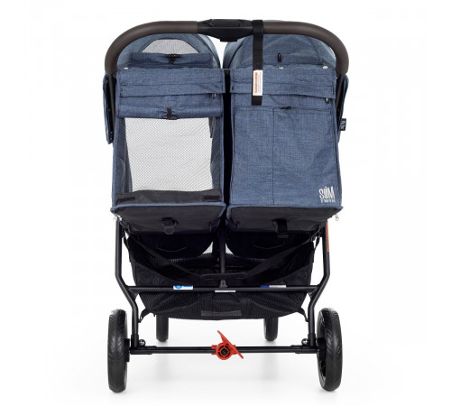 Прогулочная коляска для двойни Valco Baby Slim Twin Tailormade, Denim
