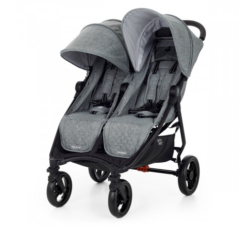 Прогулочная коляска для двойни Valco Baby Slim Twin Tailormade, Grey Marle