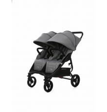 Прогулочная коляска для двойни Valco Baby Snap Duo Flatt Matt, Cool Grey 