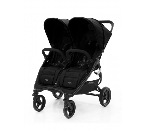 Прогулочная коляска для двойни Valco Baby Snap Duo Flatt Matt, Pitch (Черный)