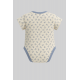 Боди с декором для новорожденного мальчика арт. 35.139 Экрю Choupette