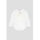 Боди с рюшами для новорожденной девочки арт. 665.07 Экрю Choupette