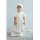 Крестильное платье в комплекте с капором 1583.43 Choupette