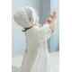 Крестильное платье в комплекте с капором 1583.43 Choupette
