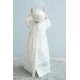 Крестильное платье в комплекте с капором 1583.43 Choupette