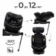 Автокресло Agex Comfort i-Fix 360 New (0-36 кг), Black