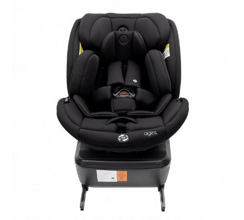 Автокресло Agex Comfort i-Fix 360 New (0-36 кг), Black