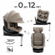 Автокресло Agex Drive i-Fix (0-36 кг), Luxury Beige