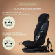 Автокресло Kidzi Spin 360 Plus i-Size (0-36 кг), Black
