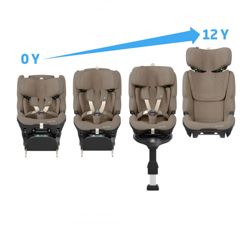 Автокресло Maxi-Cosi Pearl XL Slide Pro (0-36 кг), Authentic Truffle