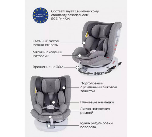 Автокресло Rant Drive (0-36 кг), Grey