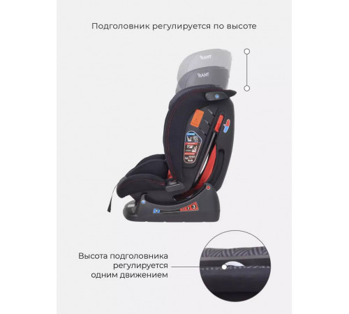 Автокресло Rant Matrix Racing Line (0-36 кг), Black