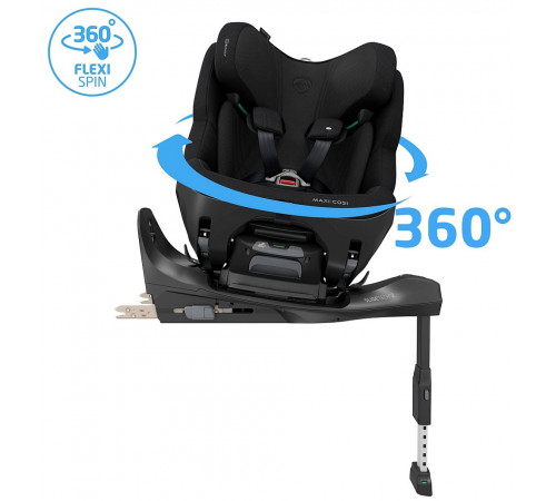 Автокресло Maxi-Cosi Pearl XL Slide Pro 0-36 кг с базой FamilyFix Slide Pro, Authentic Black