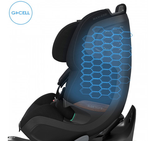 Автокресло Maxi-Cosi Pearl XL Slide Pro 0-36 кг с базой FamilyFix Slide Pro, Authentic Black