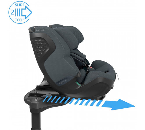 Автокресло Maxi-Cosi Pearl XL Slide Pro 0-36 кг с базой FamilyFix Slide Pro, Authentic Graphite