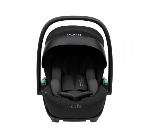 Автокресло Agex i-Safe S (0-13 кг) Black + База Agex Isofix Base 360 S