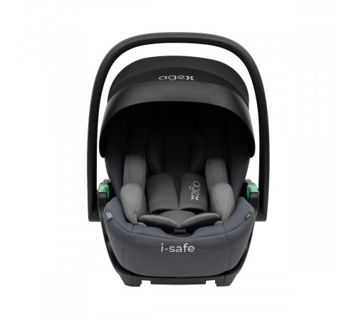Автокресло Agex i-Safe S (0-13 кг) Grey + База Agex Isofix Base 360 S