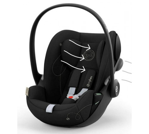Автокресло Cybex Cloud G i-Size (0-13 кг), Moon Black
