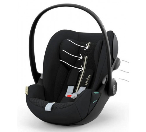 Автокресло Cybex Cloud G i-Size Plus (0-13 кг), Moon Black