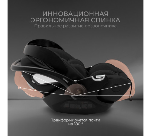 Автокресло Sweet Baby Premier (0-13 кг), Pro Black