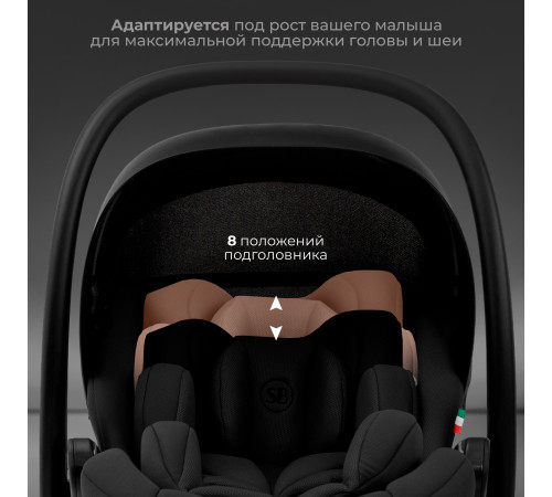 Автокресло Sweet Baby Premier (0-13 кг), Pro Black