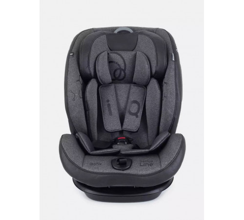 Автокресло Rant iQ Isofix Genius Line (9-36кг, группа 1/2/3), Dark grey