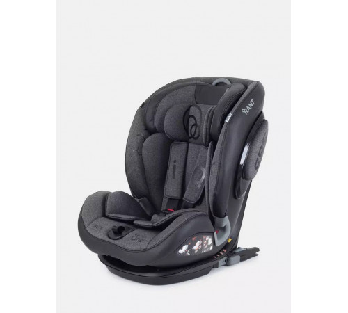 Автокресло Rant iQ Isofix Genius Line (9-36кг, группа 1/2/3), Dark grey